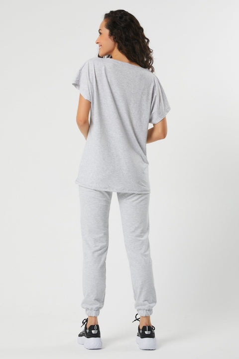 TonnyBlack White Women's Tracksuit Set