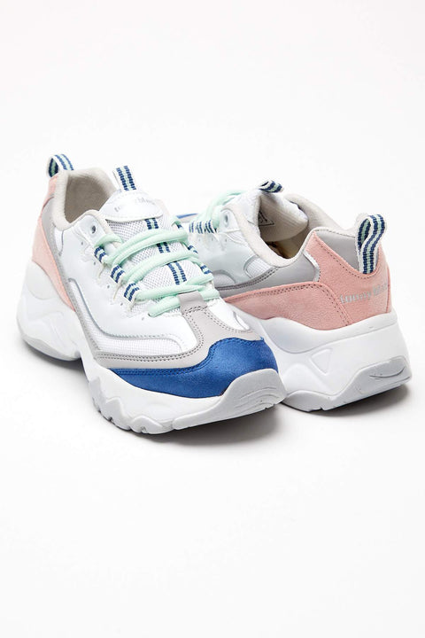 TonnyBlack White Pink Women's Sneakers TB7040-1_230