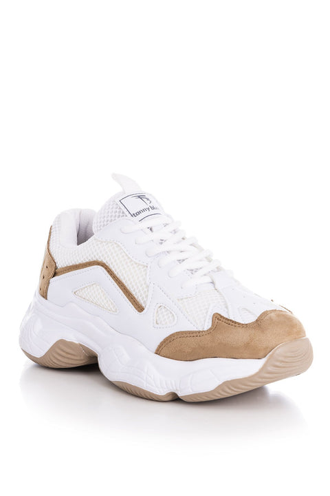 TonnyBlack White Soil Women's Sports Shoes TB249-1_233