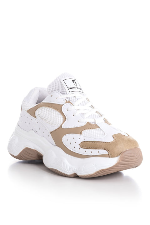 TonnyBlack White Soil Women's Sports Shoes TB284-1_233