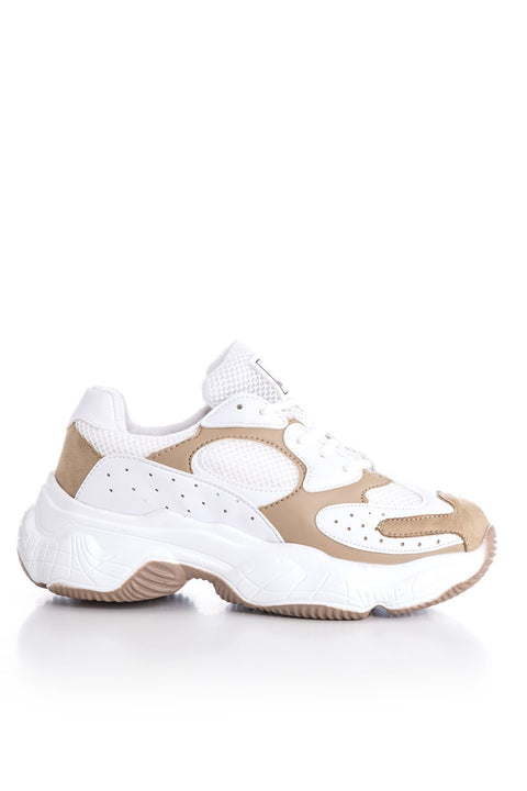 TonnyBlack White Soil Women's Sports Shoes TB284-1_233