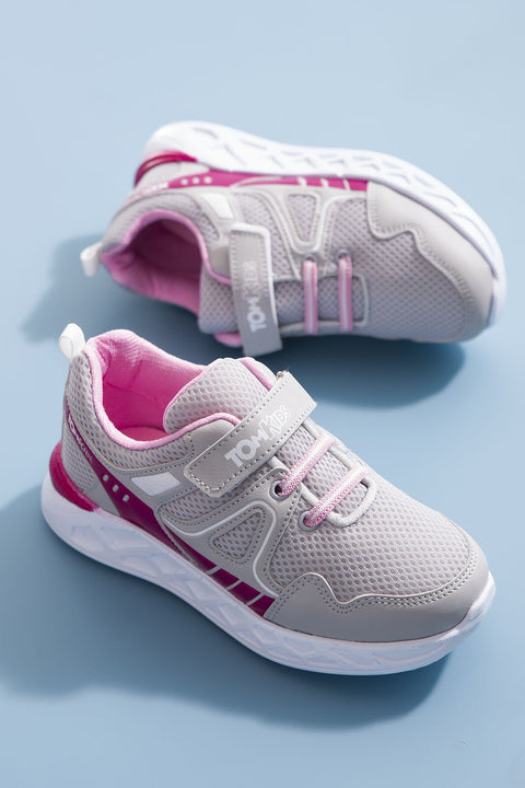 TonnyBlack Ice Fuchsia Kids Sport Shoes