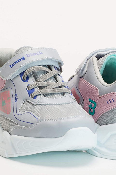 TonnyBlack Ice Pink Kids Sneakers