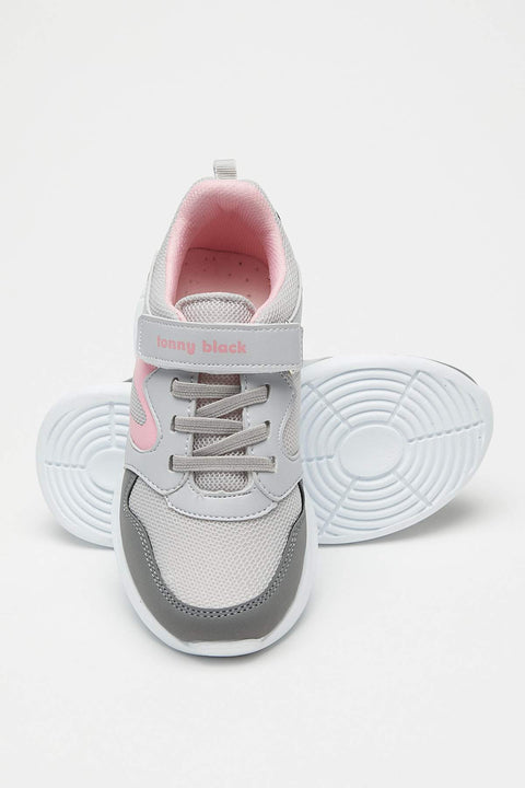 TonnyBlack Ice Pink Kids Sneakers