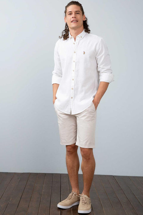 Us Polo Assn Men's Gray Shorts 50203532-VR049