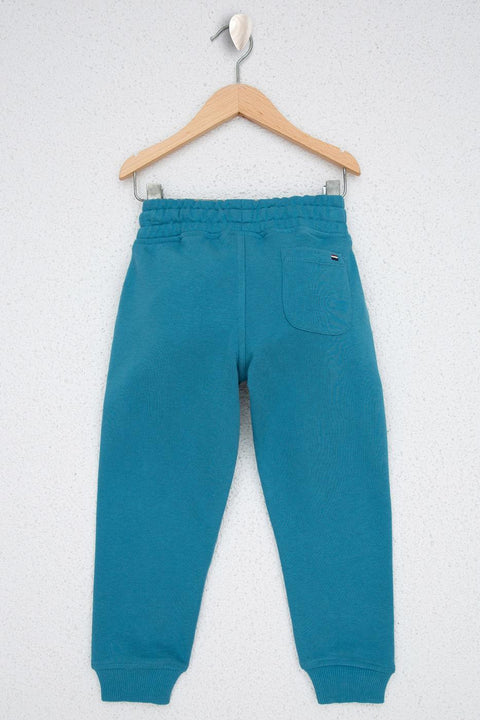 Us Polo Assn Boys Dark Mint Knitted Pants