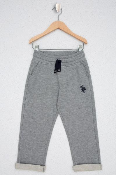 Us Polo Assn Boys Gray Knitted Pants