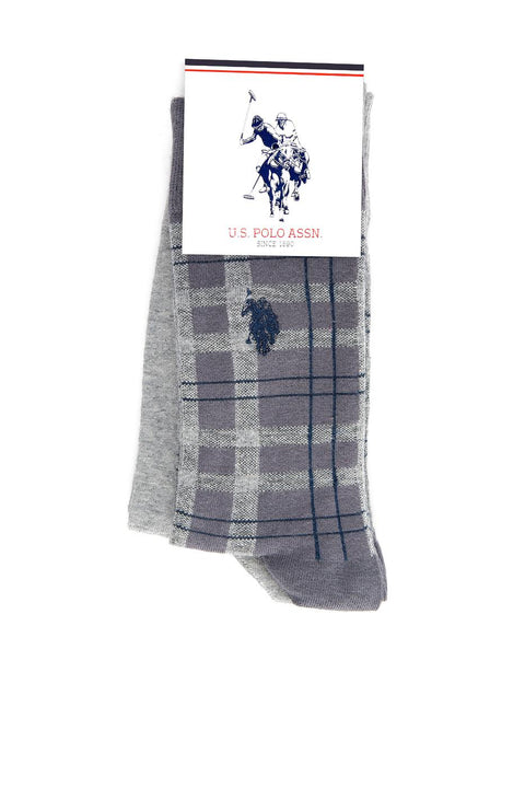 Us Polo Assn Men's Gray Pack Socks 50212358-VR086