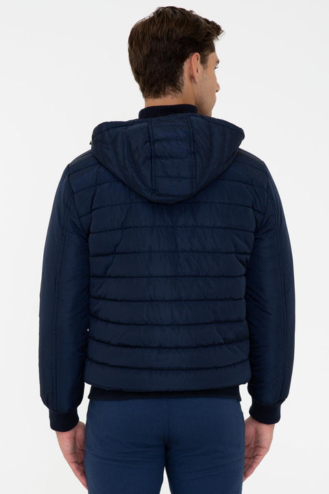 Us Polo  Assn Men  Navy blue Jacket Synthetic