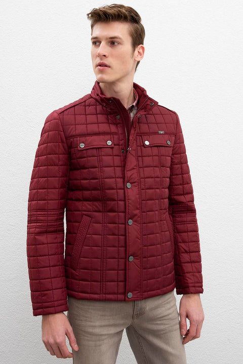Us Polo  Assn Men  Burgundy Jacket