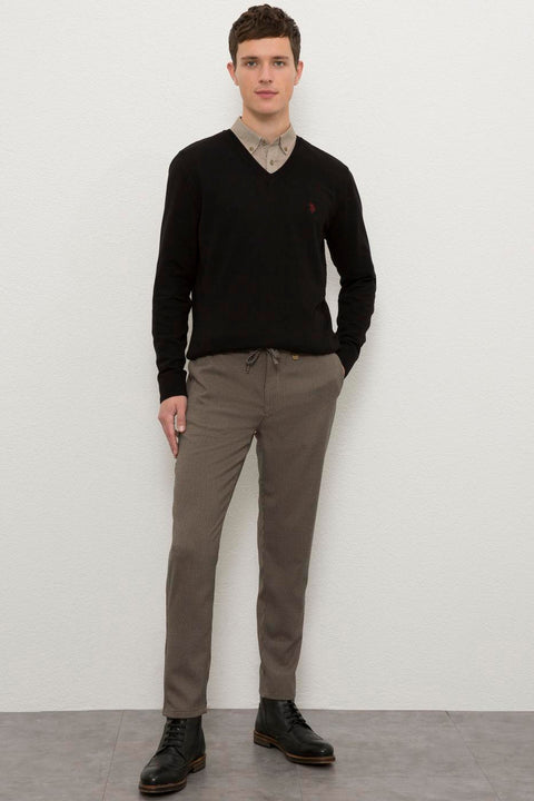 Us Polo Assn Brown Chinos Pants