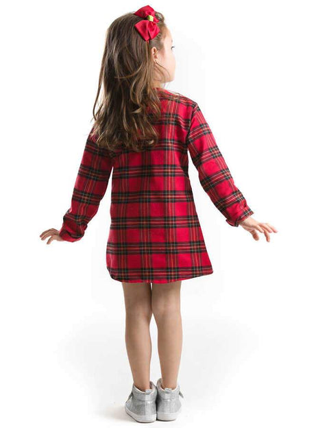 Mushi Checked Cat Dress