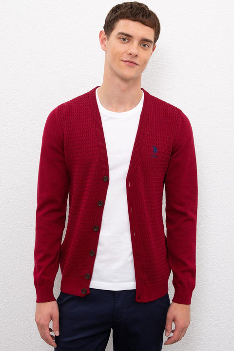 Us Polo Assn Red Knitwear Cardigan Basic