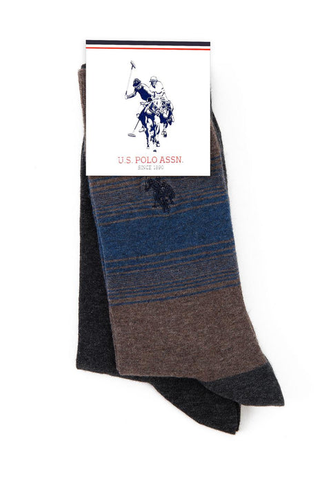 Us Polo Assn Men's Brown Socks 50212351-VR029
