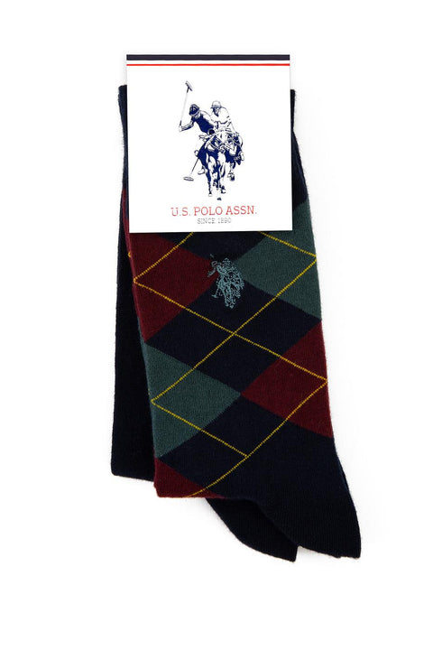 Us Polo Assn Men's  Navy Blue Socks 50212369-VR033
