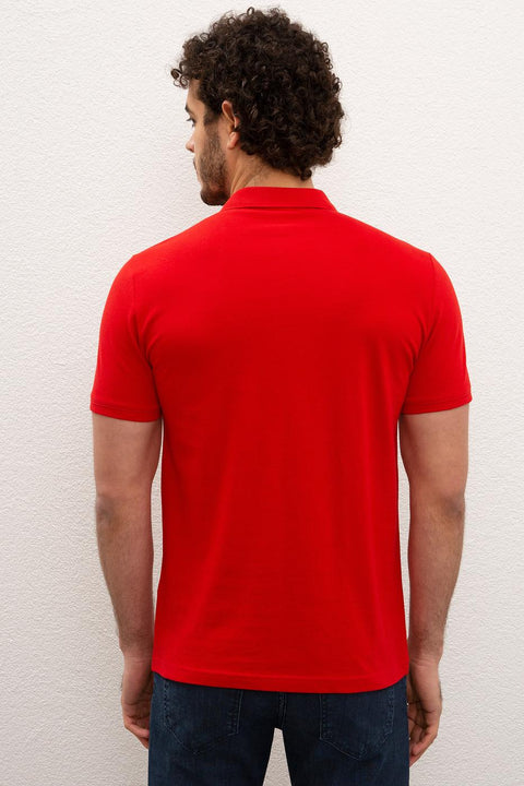 Us Polo Assn Men's Red T-Shirt Basic 50217612-VR171