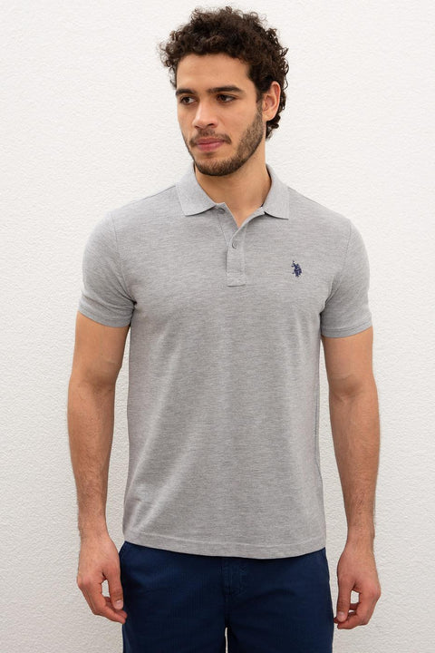 Us Polo Assn Men's Gray T-Shirt Basic 50217612-VR086