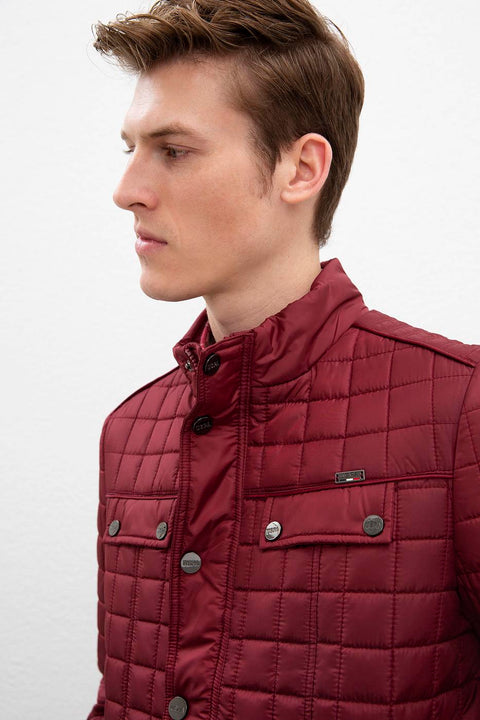 Us Polo  Assn Men  Burgundy Jacket