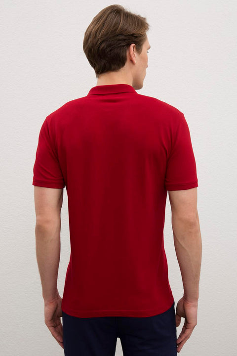Us Polo Assn Burgundy T-Shirt Basic 50217612-VR014