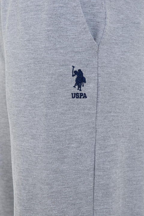 Us Polo Assn Men's Gray Knitted Shorts 50232280-VR086