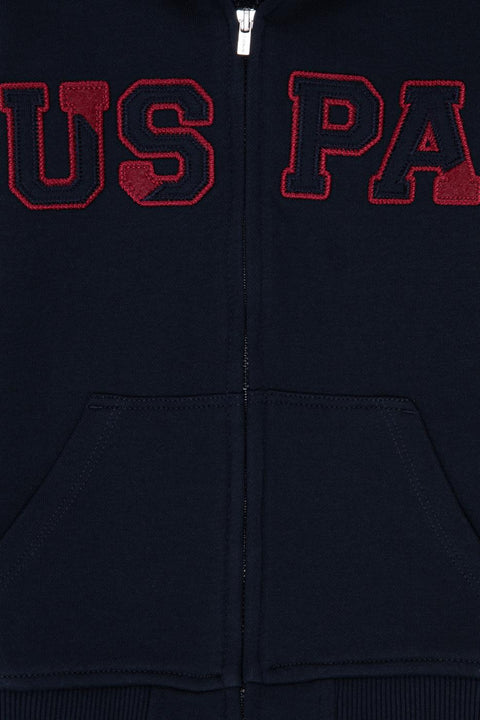 Us Polo Assn Boys Green Sweatshirt Basic