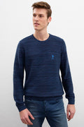 Us Polo Assn Men's Navy Blue Knitwear Sweater 50205629-VR033
