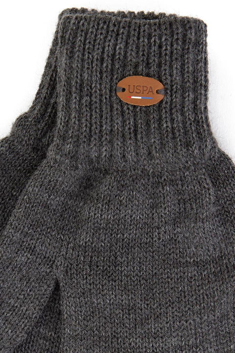 Us Polo Assn  Men's Gray Gloves 50229631-VR100