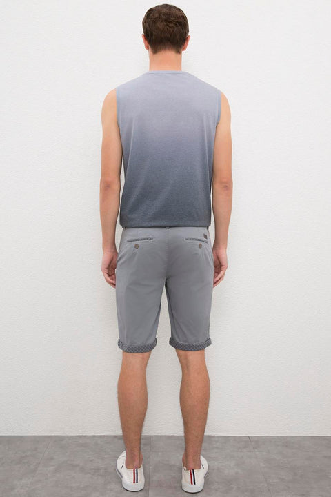 Us Polo Assn Men's Gray  Bermuda Capri 50218371-VR001