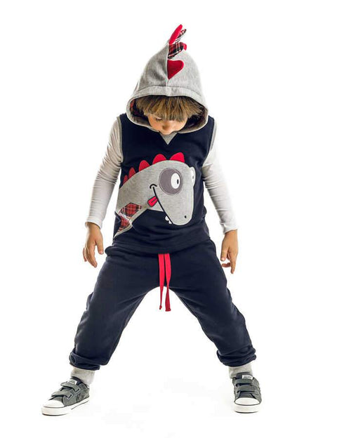 Denokids Dino Sleeveless Tracksuit