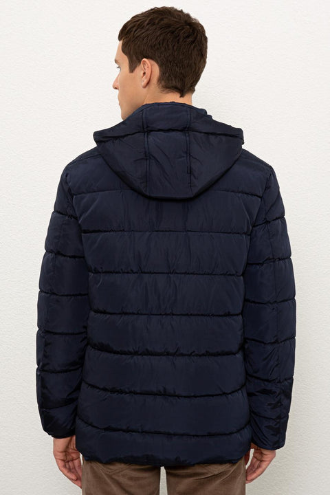 Us Polo  Assn Men  Navy Blue Jacket Synthetic