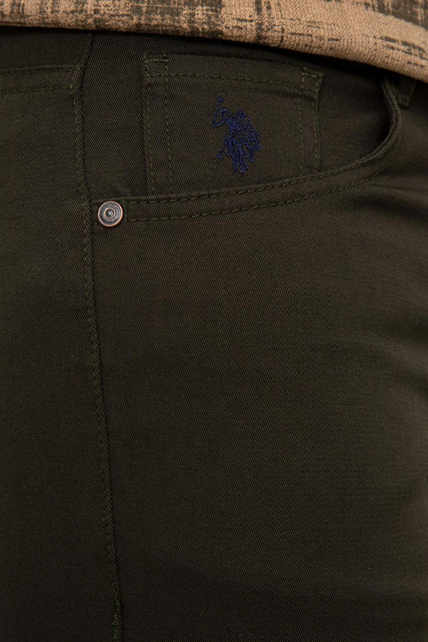 Us Polo Assn Green Chinos Pants