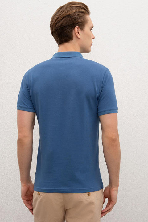 Us Polo Assn Men's Light Navy Blue T-Shirt Basic 50217612-VR059