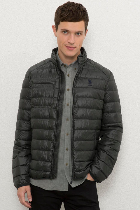 Us Polo  Assn Men  Dark Green Jacket  Synthetic