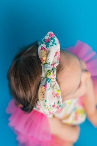 Pixy Love Baby Girl Light Beige Spring Knot Hair Band