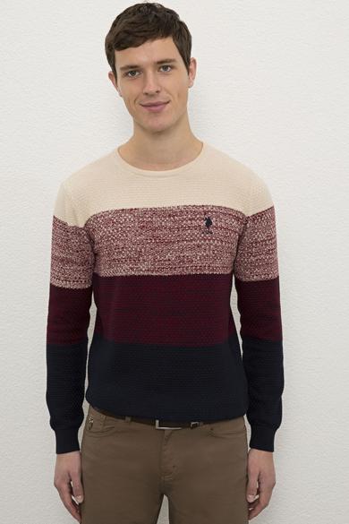 Us Polo Assn Men's Beige Knitwear Sweater 50228566-VR033