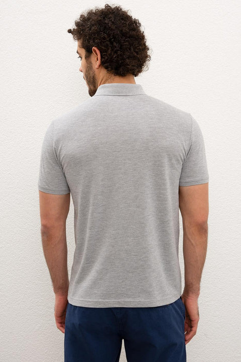 Us Polo Assn Men's Gray T-Shirt Basic 50217612-VR086