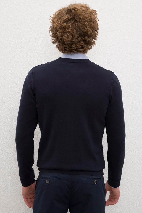 Us Polo Assn Navy Blue Knitwear Cardigan Basic