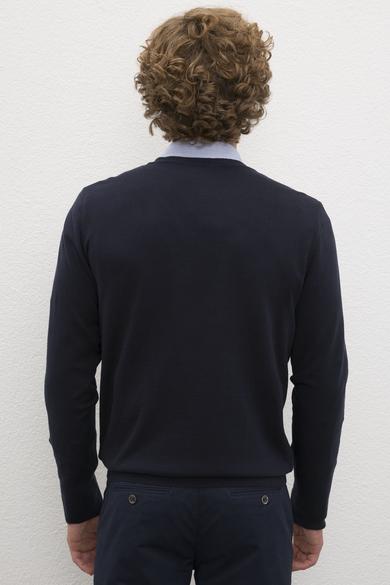 Us Polo Assn Men's Navy Blue Basic Knitwear Sweater 50206747-VR033