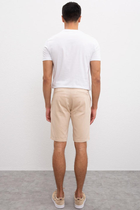 Us Polo Assn Men's Beige Shorts 50220970-VR011
