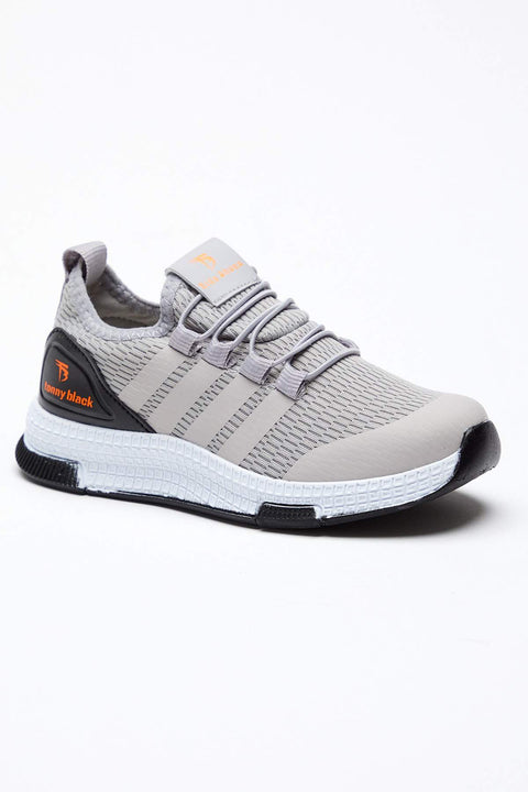 Tonny Black Gray Children's Sports Shoes