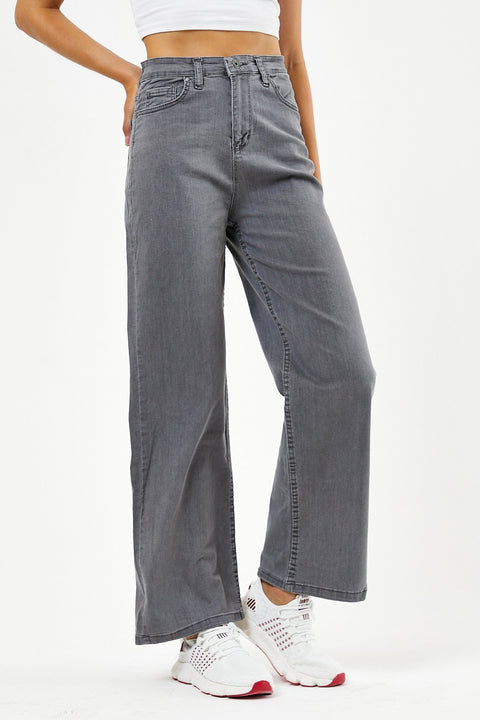 TonnyBlack Smoked Women's Long Palazzo Pants TBG074-1_109