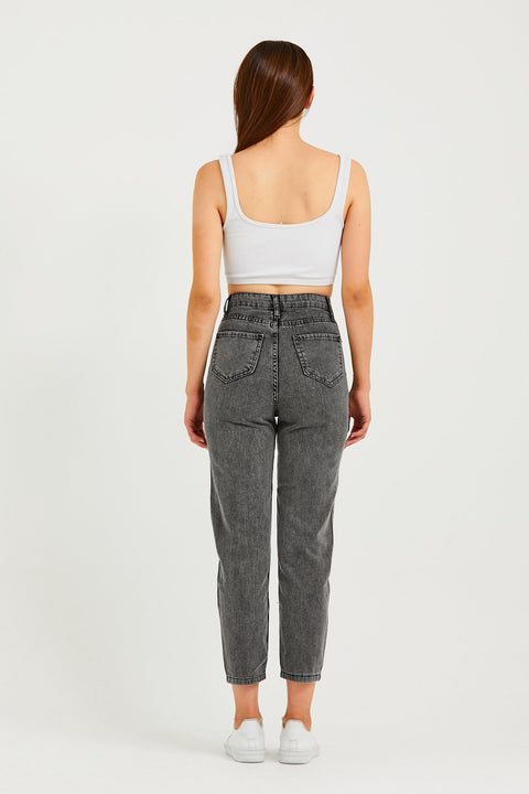 TonnyBlack Smoked Women's Mom Jeans TBG062-1_109