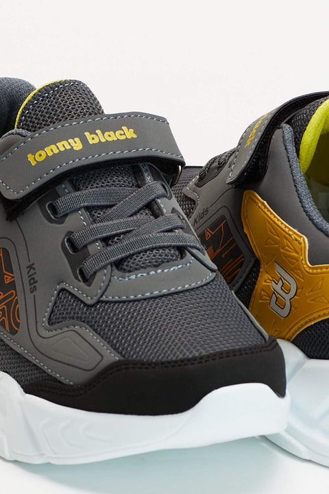 TonnyBlack Smoked Yellow Children's Sports Shoes