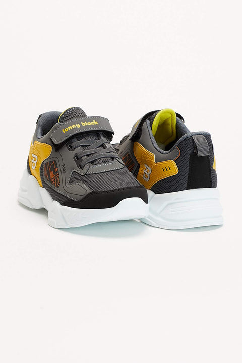 TonnyBlack Smoked Yellow Children's Sports Shoes