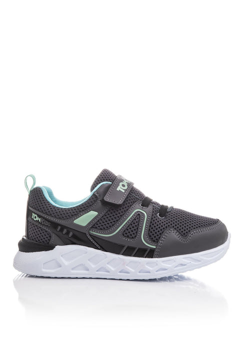 TonnyBlack Smoked Water Green Kids Sport Shoes