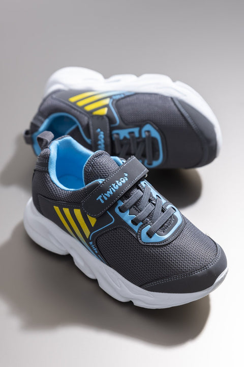 TonnyBlack Smoked Turquoise Children's Sports Shoes
