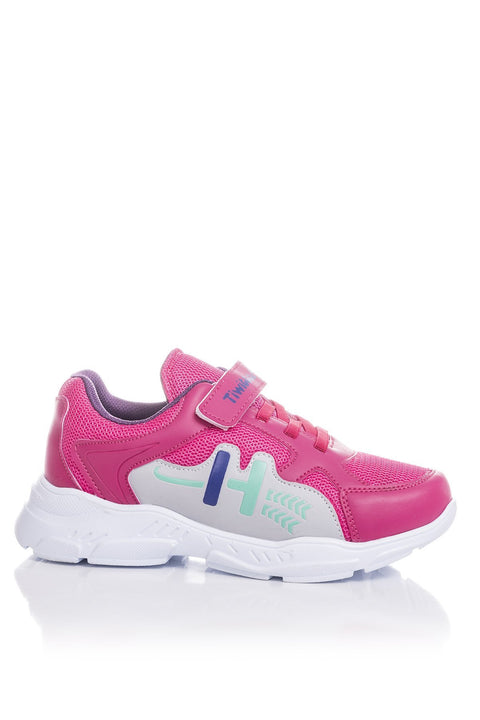 TonnyBlack Fuchsia Kids Sport Shoes