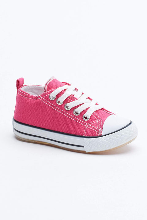 TonnyBlack Fuchsia Kids Light Sports Shoes