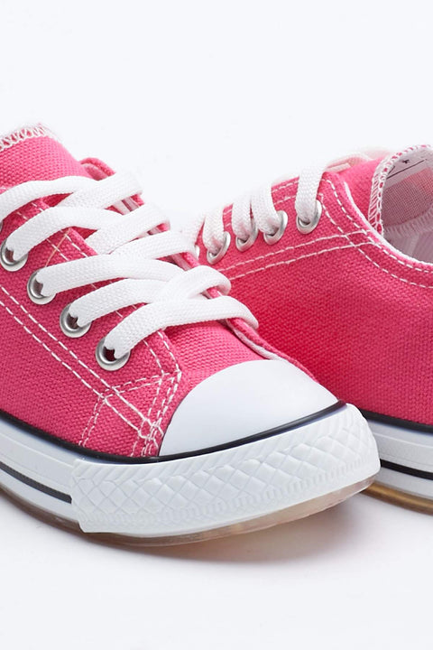 TonnyBlack Fuchsia Kids Light Sports Shoes
