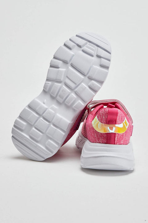 TonnyBlack Fuchsia Kids Sport Shoes